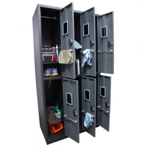 Homak 6 Door Steel Gun CabinetLocker